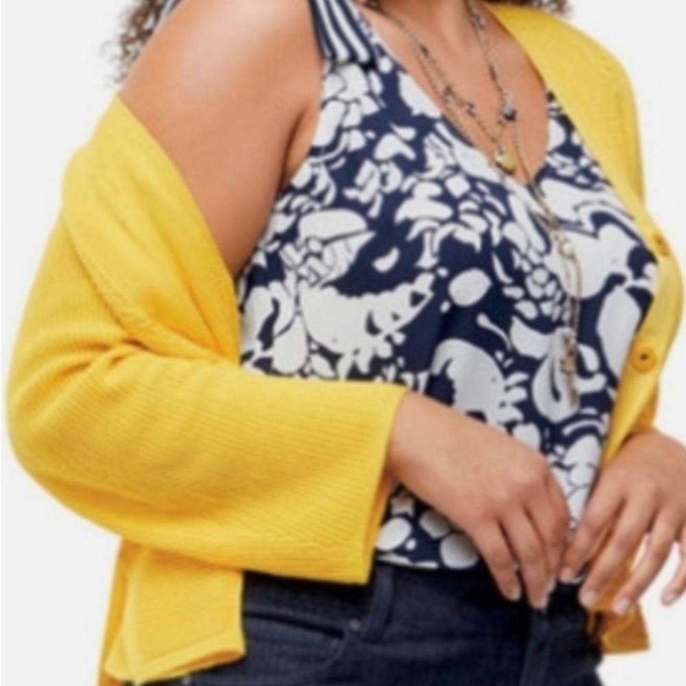 CAbi 5731 Shoulder Tie Tank Medium
